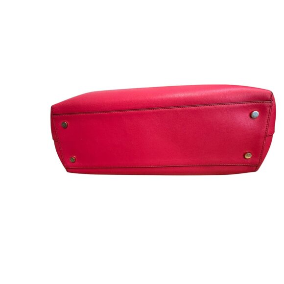 Jimmy Choo Pink Leather Tote Bag | Large Logo Shoulder Bag - Picture 2 of 9